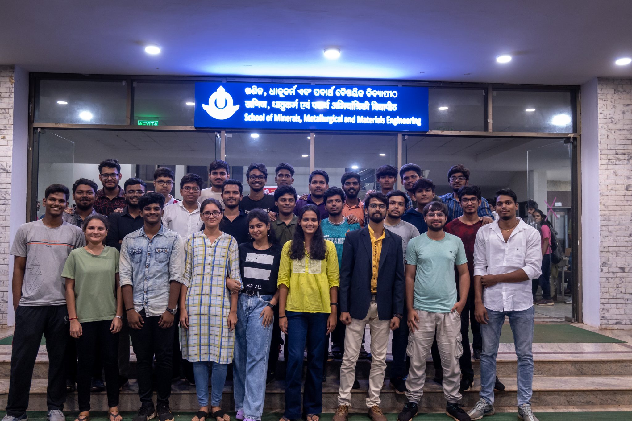 B. Tech. and Dual Degree 2022 batchTop row: Arunabh, Arshad, Priyanshu, Rishi Raj, Ghanshyam, Vishal, Krishna Kanth, Vishnu Vardhan, Deekshith, PranavramCentral row: Biswajit, Aryush, Rahit, Shrey, Purnendu, Jayant, Yash Aryan, Rohit, JaipranavBottom row: Akshaya, Pavani, Brahmadath, Yasaswini, Monika, Sravya, Aditya, Aryan, Avinash